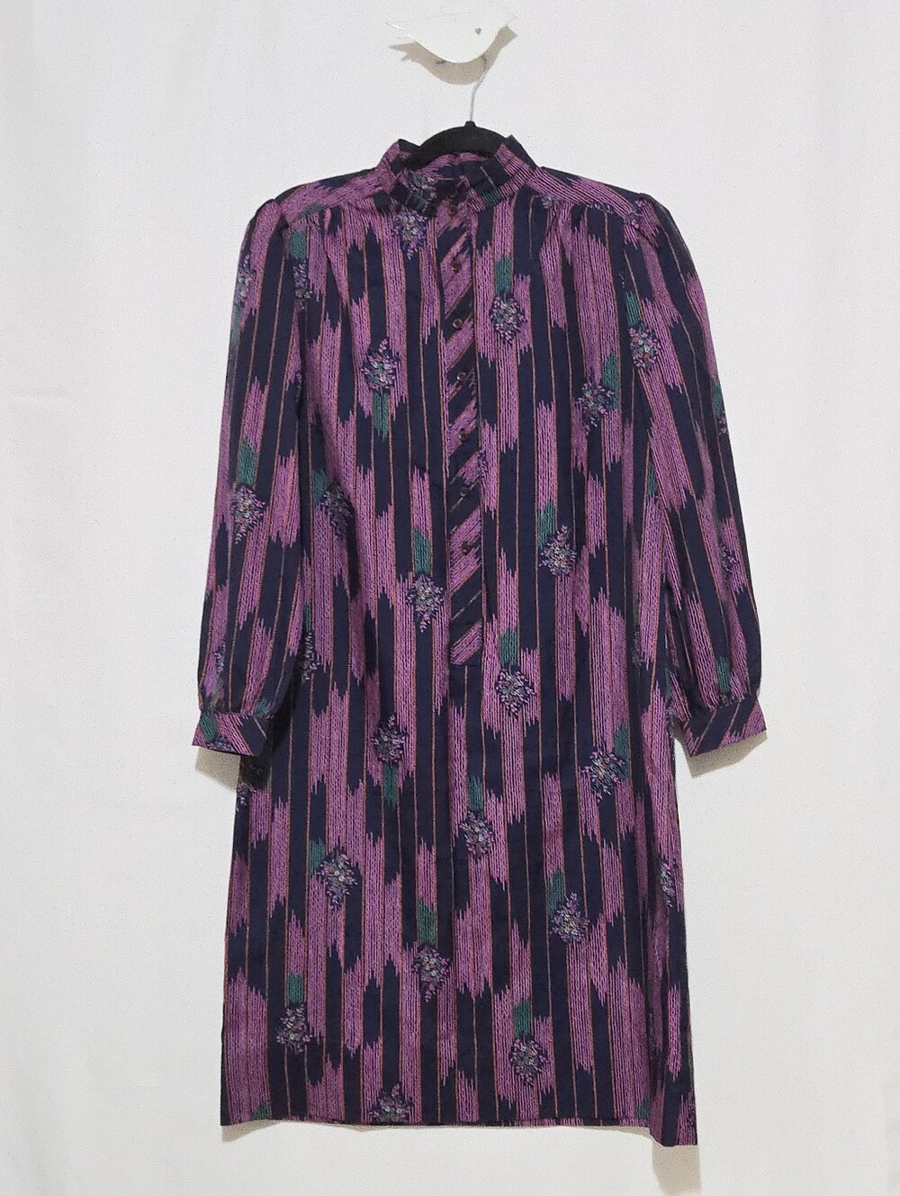 Vintage Schrader Sport Petites Shirt Dress - Lightweight - Retro Design